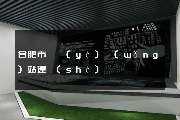 合肥市專業(yè)網(wǎng)站建設(shè)
