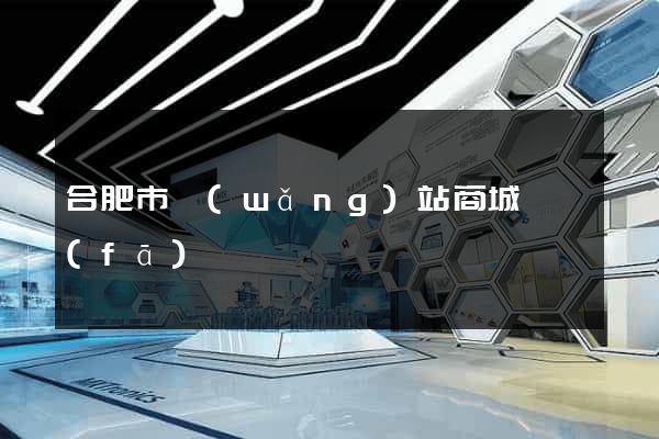 合肥市網(wǎng)站商城開發(fā)