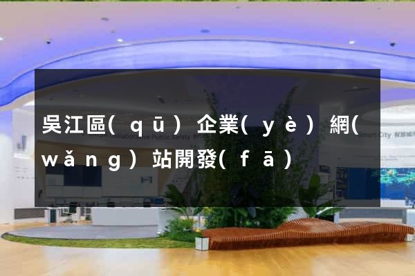 吳江區(qū)企業(yè)網(wǎng)站開發(fā)
