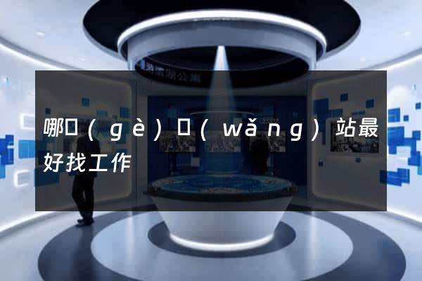 哪個(gè)網(wǎng)站最好找工作