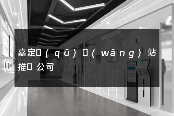 嘉定區(qū)網(wǎng)站推廣公司