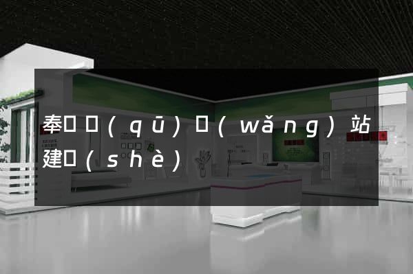 奉賢區(qū)網(wǎng)站建設(shè)