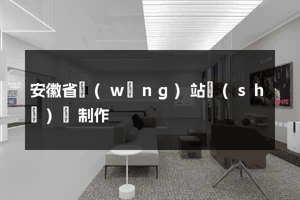 安徽省網(wǎng)站設(shè)計制作