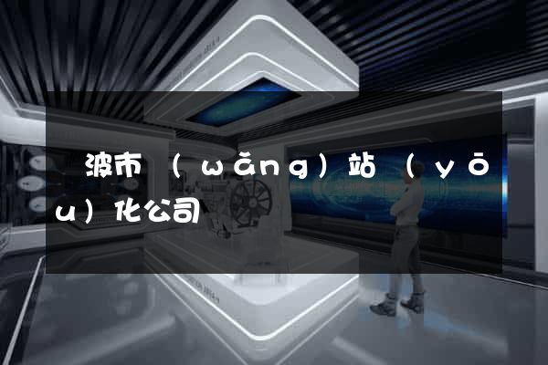 寧波市網(wǎng)站優(yōu)化公司