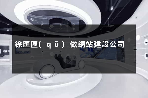 徐匯區(qū)做網站建設公司