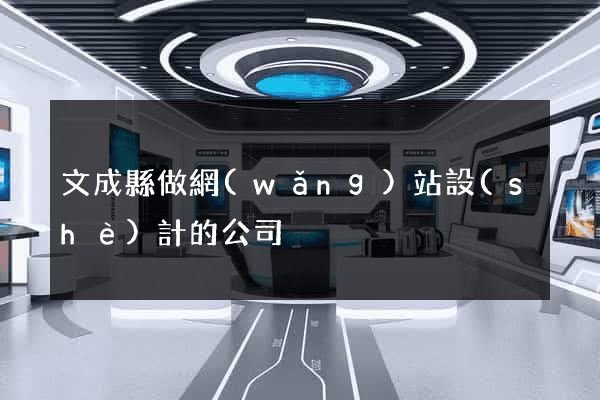 文成縣做網(wǎng)站設(shè)計的公司