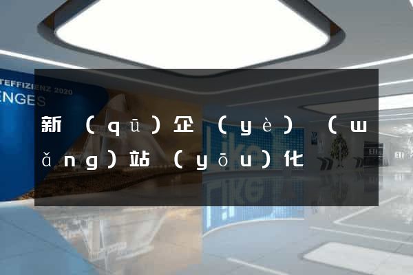 新區(qū)企業(yè)網(wǎng)站優(yōu)化