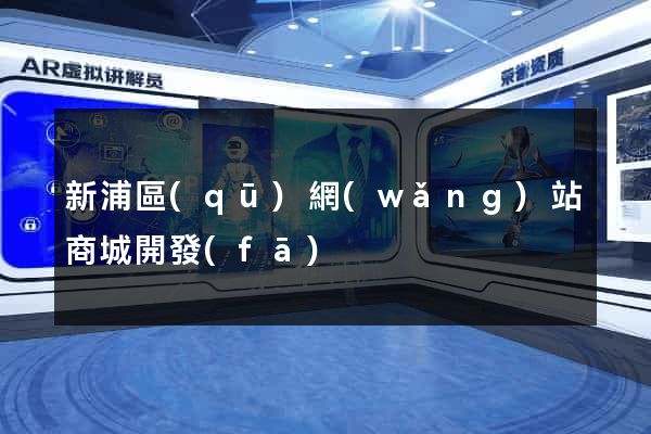 新浦區(qū)網(wǎng)站商城開發(fā)