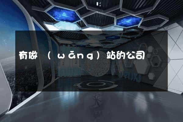 有做網(wǎng)站的公司嗎