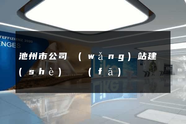 池州市公司網(wǎng)站建設(shè)開發(fā)