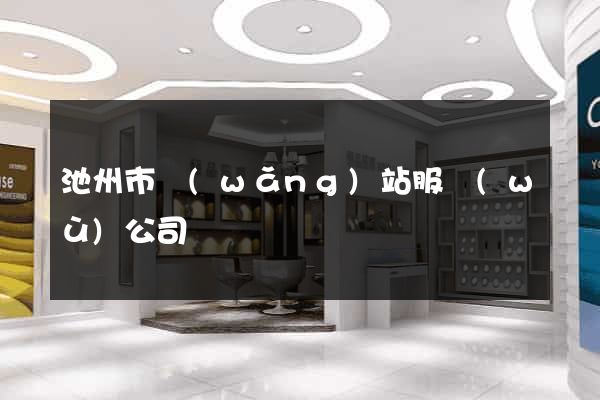 池州市網(wǎng)站服務(wù)公司