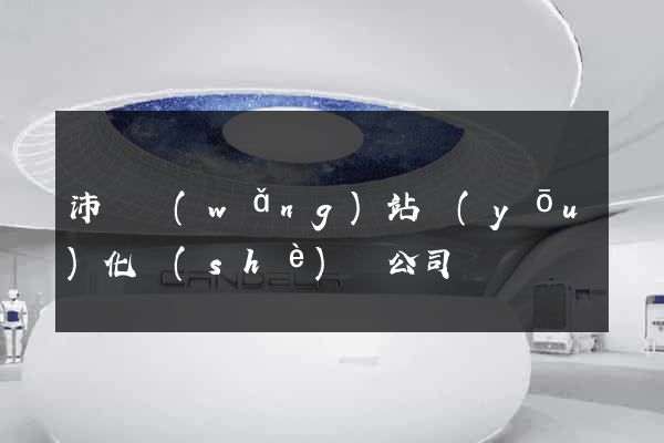 沛縣網(wǎng)站優(yōu)化設(shè)計公司