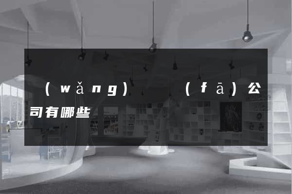 網(wǎng)頁開發(fā)公司有哪些