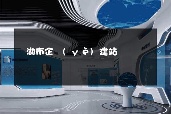 蕪湖市企業(yè)建站