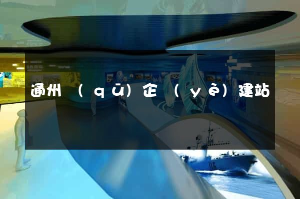通州區(qū)企業(yè)建站