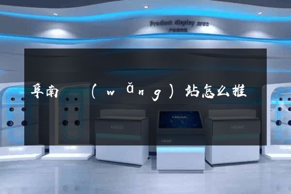 阜南縣網(wǎng)站怎么推廣